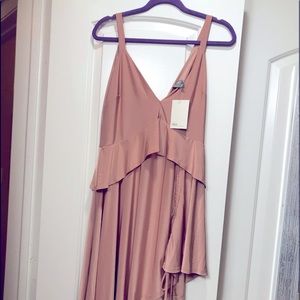 ASOS 70’s disco feel dress with runched split